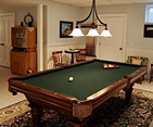 Photo of the Coffey House Rec Room pool table
