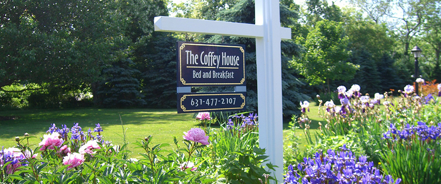 The Coffey House B & B is located on the North Fork of Long Island